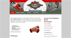 Desktop Screenshot of ancplumbing.com