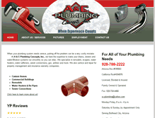 Tablet Screenshot of ancplumbing.com